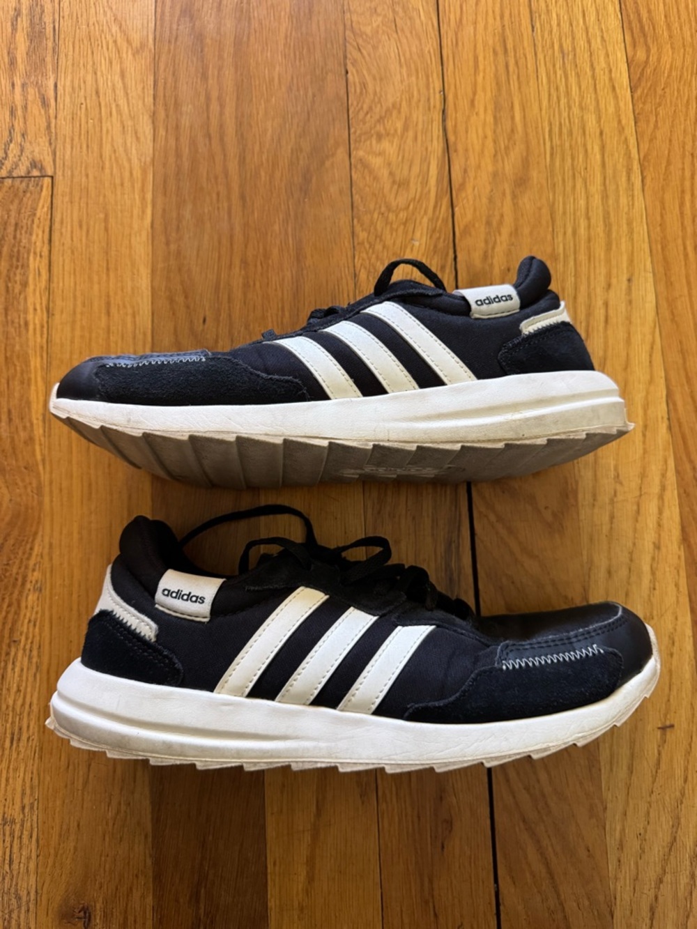 adidas Women’s Black and White Athletic Sneakers